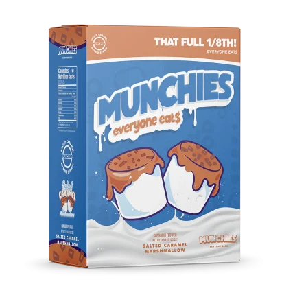 MUNCHIES- SALTED CARAMEL MARSHMALLOW- 3.5G