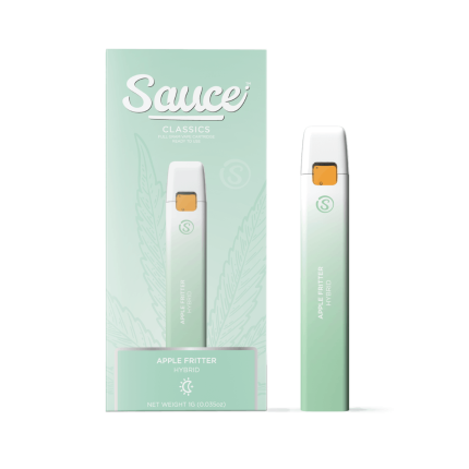 SAUCE- CLASSICS 1G DISPOSABLE- LIVE RESIN- APPLE FRITTER