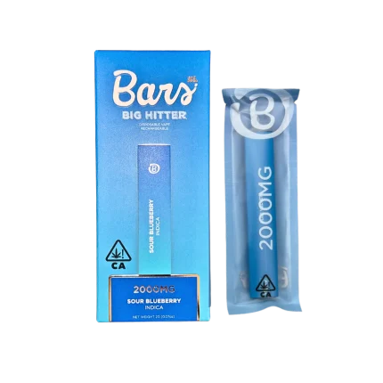 BARS- DISPOSABLE VAPE 2G- SOUR BLUEBERRY