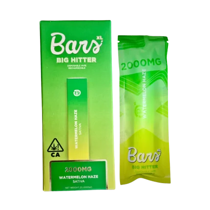 BARS- DISPOSABLE VAPE 2G- WATERMELON HAZE
