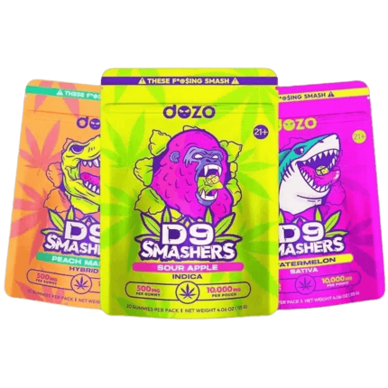 DOZO : D9 Smashers Gummies | 10,000mg