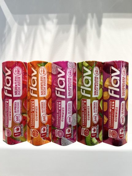 FLAV- Solventless Hash Rosin Infused Gummies- WATERMELON KRUSH