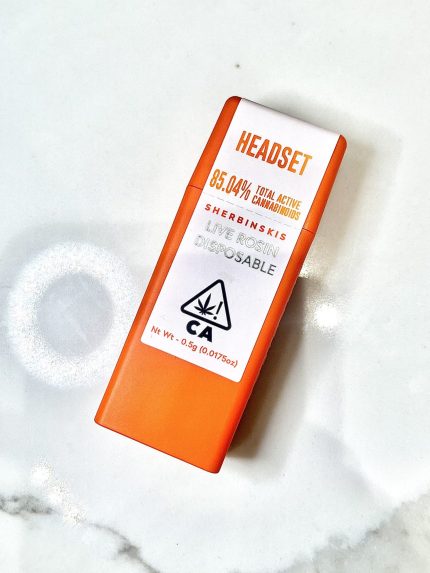 SHERBINSKIS- LIVE ROSIN DISPOSABLE 0.5G- HEADSET