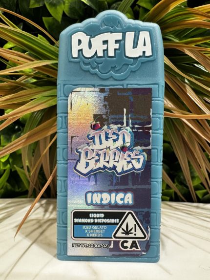 PUFF LA- 2g Disposable- Liquid Diamond- ICED BERRIES