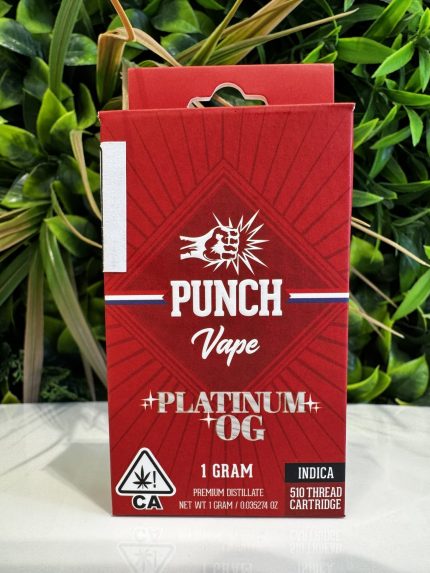 PUNCH Vape- 1G CARTRIDGE- PLATINUM OG