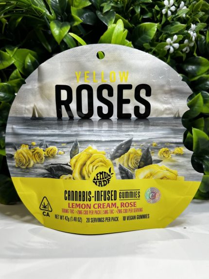 Lemonade By Cookies- Cannabis Infused Gummies- Lemon Cream Rose