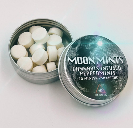 MOON MINTS- Cannabis Infused Peppermints- 250mg