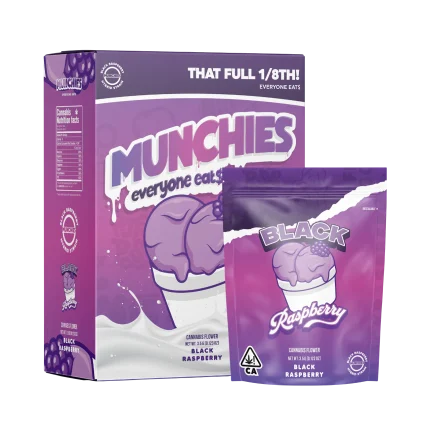 MUNCHIES- BLACK RASPBERRY- 3.5G