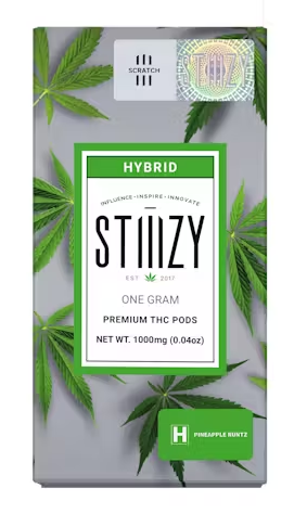 STIIIZY- PREMIUM THC POD 1G- PINEAPPLE RUNTZ