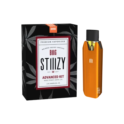 Official stiiizy advanced kit battery- orange edition exotic cannabis online shop