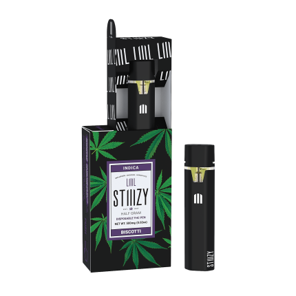 STIIIZY DISPOSABLE- HALF GRAM- BISCOTTI