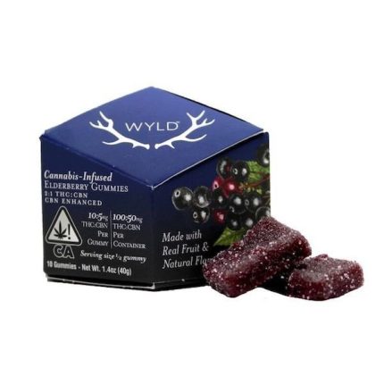 WYLD- CANNABIS INFUSED GUMMIES- ELDERBERRY